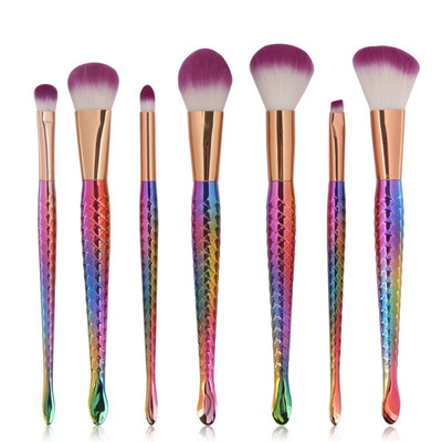 

7PCS Make Up Foundation Eye Shadow Blush Cosmetic Concealer Brushes Women Beauty Tools