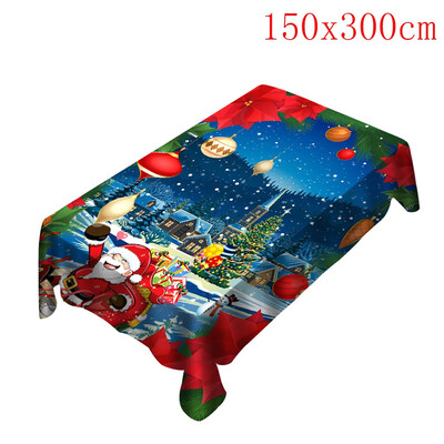 

Tailored Christmas TableclothChair Cover Digital Printing Christmas Table Decoration