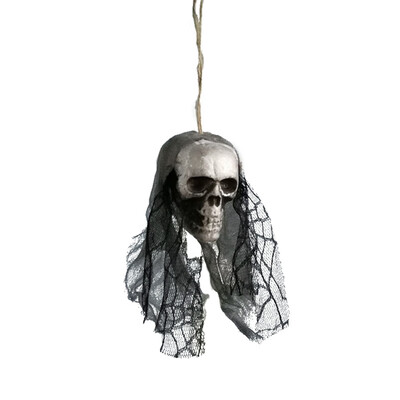 

DIY Artificial Foam Skull Bride Clothes Halloween Decor Bone Head Hanging Home Decorations Festival Party Supplies