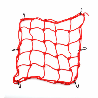 

4040cm 3030cm Heavy-Duty Elastic Motorcycle Luggage Net Helmet Holder Tank Mesh ATV Bike MTB Cargo Bungee ---6 Adjustable Hook