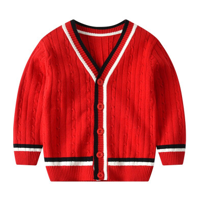 

Children Baby Kids Girl Boy Knitted Sweater Cardigan Tops Outfit Colorful Tees