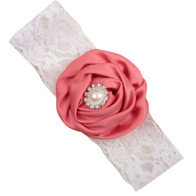 

Baby Sweet Accessories Girls Lace Flower Design Headband Headwears Apparel Photography Prop Party Gifts 0-36M