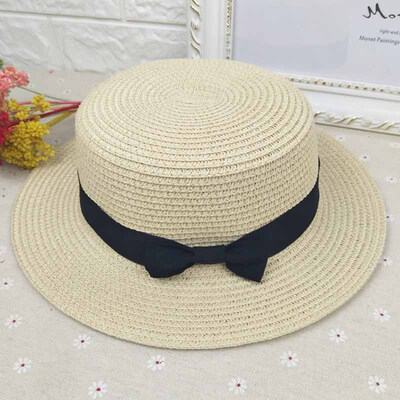 

Women Summer Fashion Casual Sweet Bow-knot Sun Proof All-match Breathable Travel Sun Hat Beach Cap