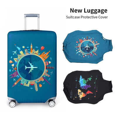 

New Elastic Fabric Travel Luggage Protective Cover Trolley Suitcase Case Dust Cover Travel Accessories