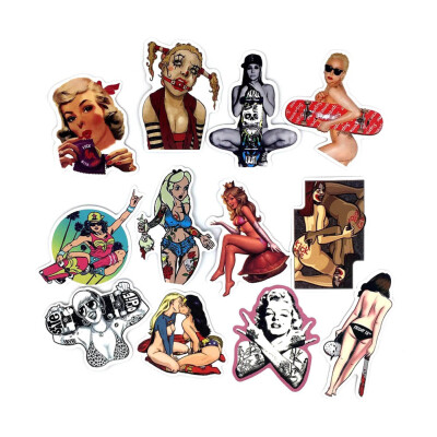 

Retro Pop Art Cool Sticker Beauty Graffiti Stickers 50 Pcs