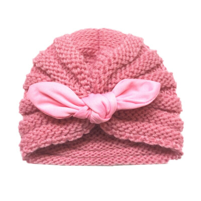 

Winter Hat For Girls Baby Hat Knitted Lovely Beanies Cap Baby Accessories Thick Infant Toddler Cap