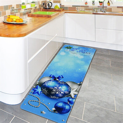 

Toponeto Christmas Floor Entrance Door Bathroom Mat Indoor Bathtub Carpet Doormats Decor