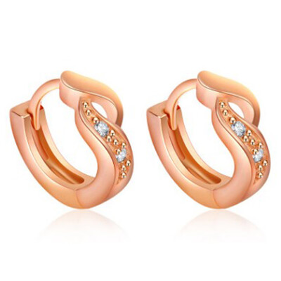 

Fashion Studs Dangle Earrings Ear Studs Jewelry Ear Clip Rose Gold Earrings