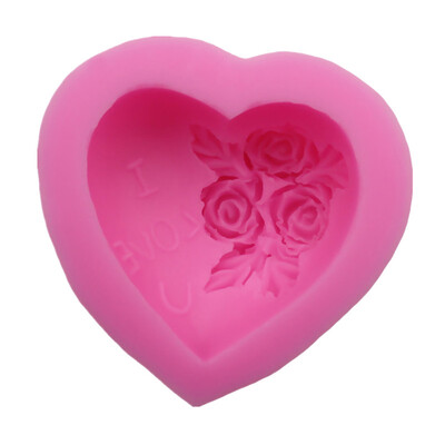 

Ose Love Fondant Cake Mould Soft Jelly Handmade Soap Pudding Mould Baking Diy Tool Chocolate Mould