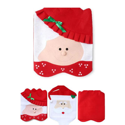 

Sweet New Xmas Santa Claus Christmas Dining Dinner Table Chair Back Cover Decor