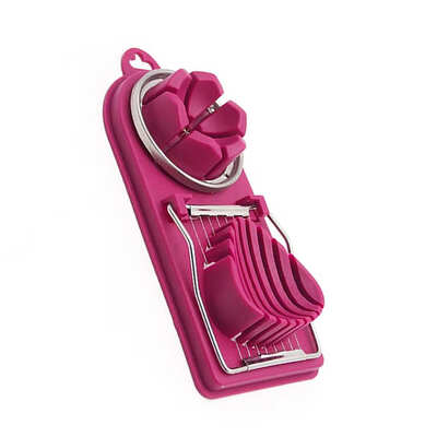 

DIY Multi-function Egg Cutter Stainless Steel Non-stick Cookie Mushroom Tomato Fruits Splitter