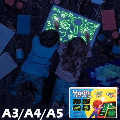 

Fun Toy Drawing Board And Draw With Light Developing Educational Magic Painting