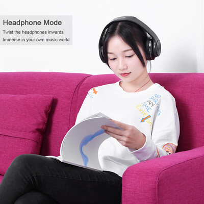 

SODO MH5 2 in 1 Bluetooth Headphones Twist-out Speaker Bluetooth 42 Over-ear Headset NFC FM Radio TF Card Reading 35mm Wired Ear