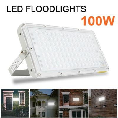 

100W LED 6500LM Flood Light IP66 Waterproof Spot Outdoor Lamp White Light Garden Yard Landscape Floodlight