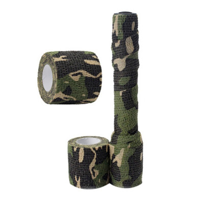 

Hot Sale 5cmx22m Army Camo Outdoor Hunting Shooting Tool Camouflage Stealth Tape Waterproof Wrap Durable