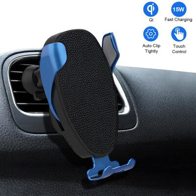 

Fast Qi Charger Wireless Car Charger Holder Automatic Clamping Air Vent Phone Holder Compatible With All Qi Enabled Phones
