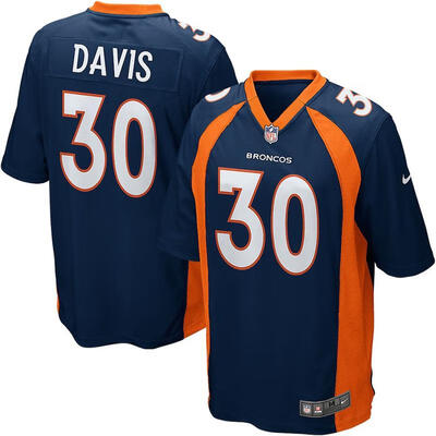 

Youth Football Jersey Denver Broncos Terrell Davis Navy Blue Retired Player Game Jersey