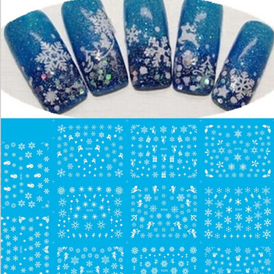 

Christmas Nail Art Stickers Cute Snowflakes Nail Sticker Nails Art Decoration Water Transfer