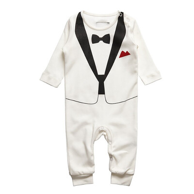 

Infant Baby Boy Rompers Gentle Design Long Sleeve Rompers Kids Jumpsuit Newborn Clothes