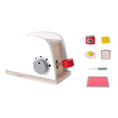 

Tailored Childrens Play House Kitchen Toy Set Wooden Simulation Bread Machine