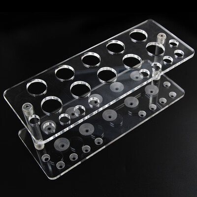 

Makeup Brushes Holder Acrylic Air Organizer Square Drying Rack Stand for Cosmetic Brush Shelf Tools