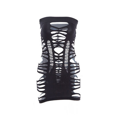 

Women Bandeau Sexy Lingerie Dress Transparent Off Shoulder Sleepwear Perspective Nightgown
