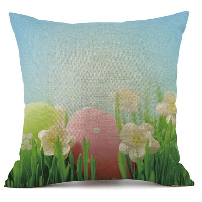 

〖Follure〗Easter Sofa Bed Home Decoration Festival Pillow Case Cushion Cover