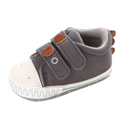 

Hot Casual Comfortable Soft Bottom Toddler Shoes Baby Boy Canvas Animal Cartoon Print Cute Casual Shoes Set