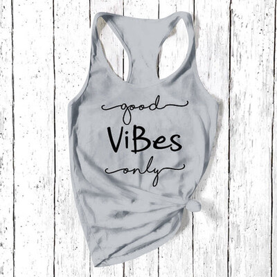 

Womens Letter Print Sleeveless O Neck Tank Top Fashion Summer Lady Girl White Grey Pink Tanks New