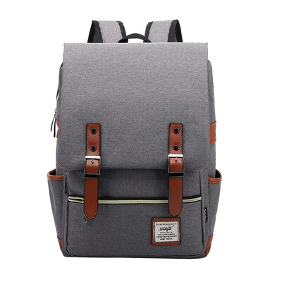 

Tailored Men & Women Retro Outdoor Canvas Travel Backpack Fashion Backpack 14-16