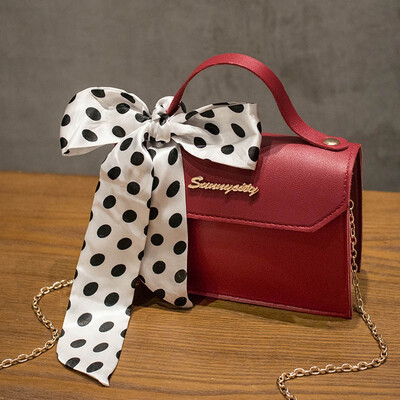 

Tailored Fashion Lady Shoulders Small Bag Cover Buckle Letter Purse Mobile Messenger Bag