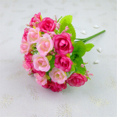 

Beautiful Decorative Flowers 1 Bouquet 21 Head Artifical Fake Rose Wedding Party Home Decor Silk Flower Decorative Flowers