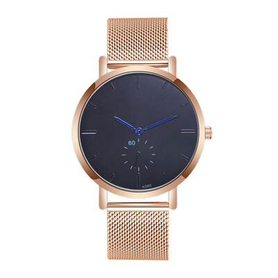

〖Follure〗Mens Fashion Casual Alloy Steel Strap Analog Quartz Round Watch