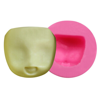 

Hot Visual Heat Resisting Silicone Baby Face DIY Cake Mold Baking Decoration Tools Fondant Pastry Tools