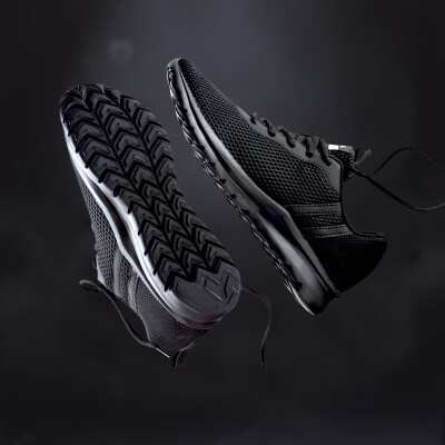 

Double star sports shoes men spring&autumn new mesh breathable running shoes female couple casual running shoes 9297-1 black female 38