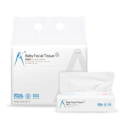 

A Wet Wipes 4 Layers 3Packs 100 Pieces Cream Paper