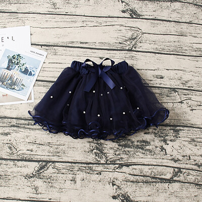 

Summer Girls Mini Tutu Skirt Fluffy 1Y-6Y Fashion Girl Bow-Knot Princess Mesh Layerkids Skirt For Girls 4Colors Kids Girl Skirts
