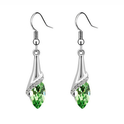 

Austrian Ppular Shine 2017 Hot 7 Crystal Horse Women Bule Earrings Accessories Size Supplies New Novelty