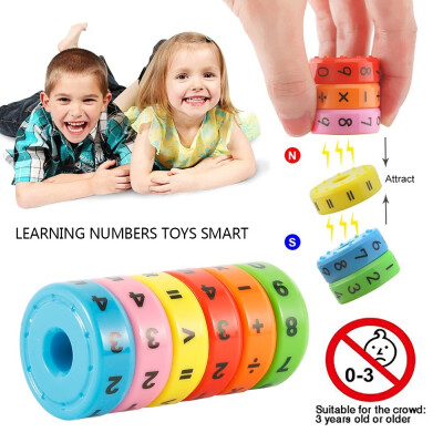 

6Pcs Number Blocks Magnet Toys Magnetic Math Counting Game Magnetic Arithmetic Learning Toys