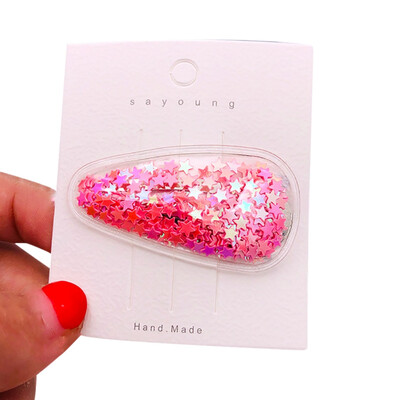 

Cute Princess Style Children Sequin Hairpin Headdress Hairgrips Baby Hair pin Side Clip Girls Hair Accessorie