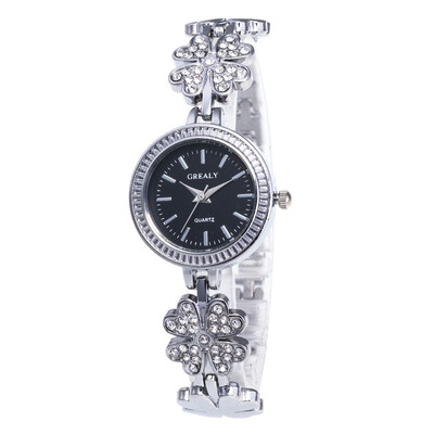 

〖Follure〗Fashion Women Watch Crystal Stainless Steel Dress Analog Quartz Wrist Watches