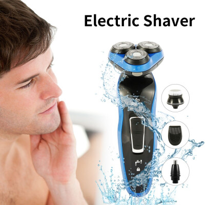 

4D 4Heads Mens Electric Shaver Washable Shaver Rechargeable Beard Trimmer Multifunctional Floating Razor