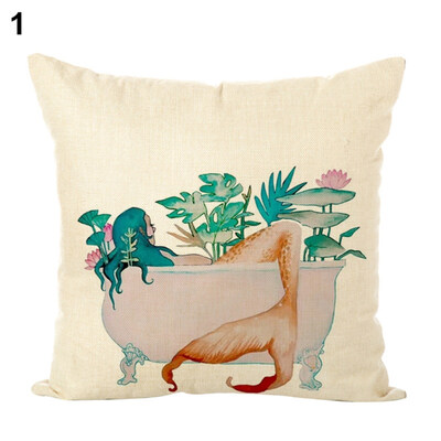 

45x45cm Turtle Octopus Pillow Case Cushion Cover Home Cafe Sofa Bed Car Decor