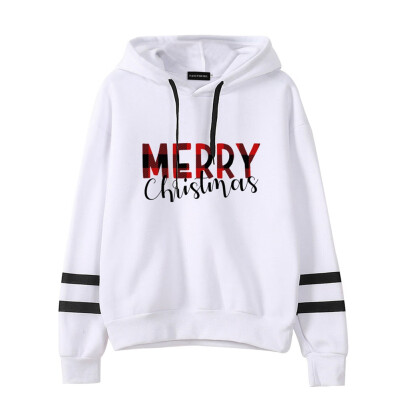 

Autumn And Winter Christmas Girl Hoodie Merry Christmas Printed