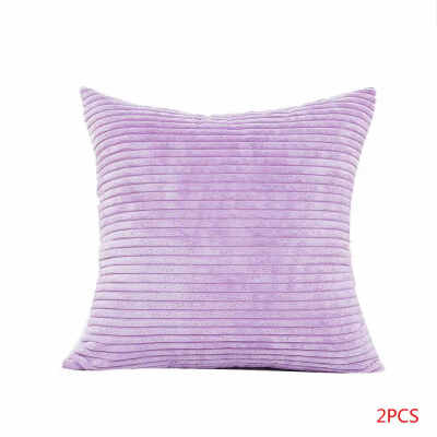 

Solid Corduroy Car Pillow Case Quadrate Pillowslip Cushion Cover Throw Pillowcase Car Sofa Bed Drawing Living Room Decor