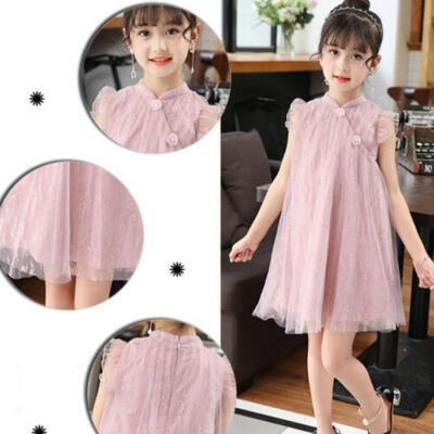 

US Infant Kid Baby Girls Wedding Pageant Princess Fancy Tulle Dress Tutu Outfits