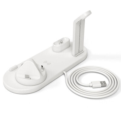 

3-in-1 Wireless Charger For IPhone For IWatch For Bluetooth Headset Desktop Charging Stand