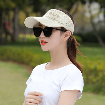 

Empty top hat womens spring&summer leisure Korean mix&match sweet letter baseball cap knitting cap outdoor sun hat