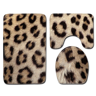 

Gobestart 3pcs Non-Slip Bath Mat Bathroom Kitchen Carpet Doormats Decor