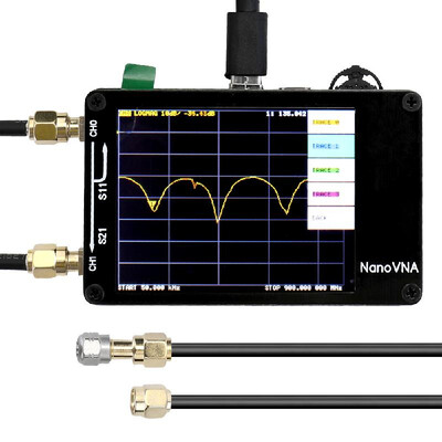 

Portable Handheld Vector Network Analyzer 50KHz-900MHz Digital Display Touching Screen Shortwave MF HF VHF UHF Antenna Analyzer St